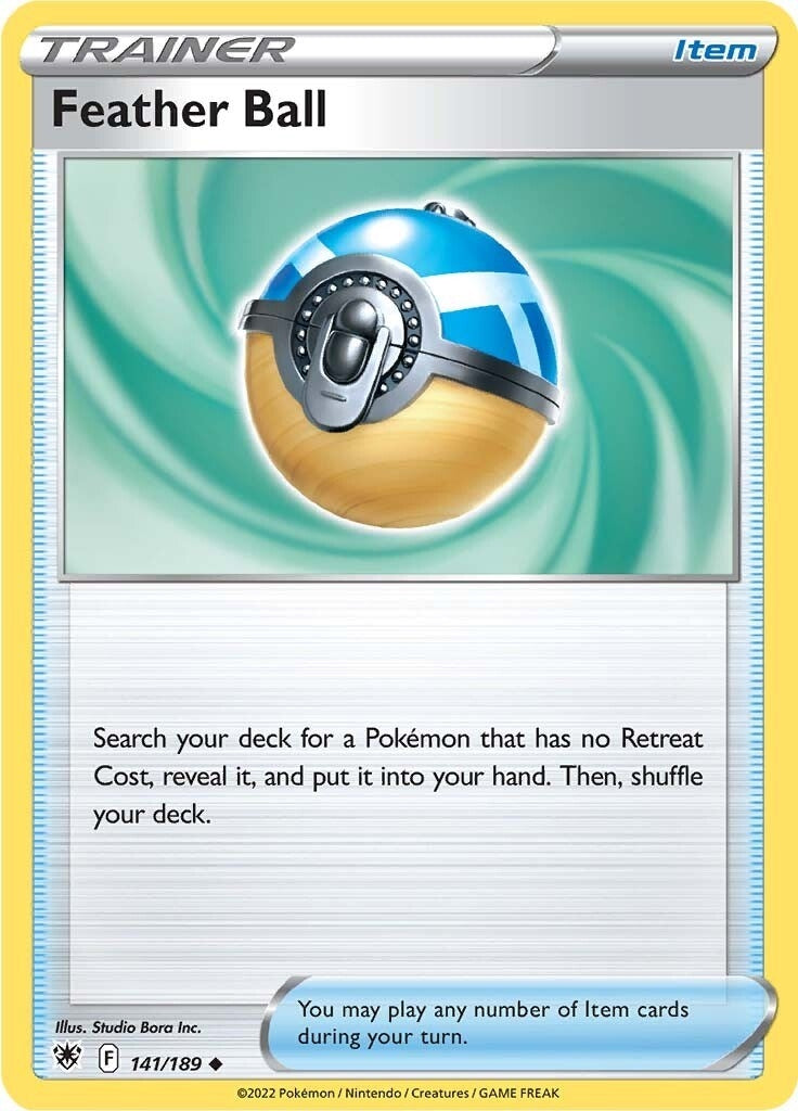 Image for Feather Ball (141/189) (SWSH10: Astral Radiance) (SWSH10) - Pokemon