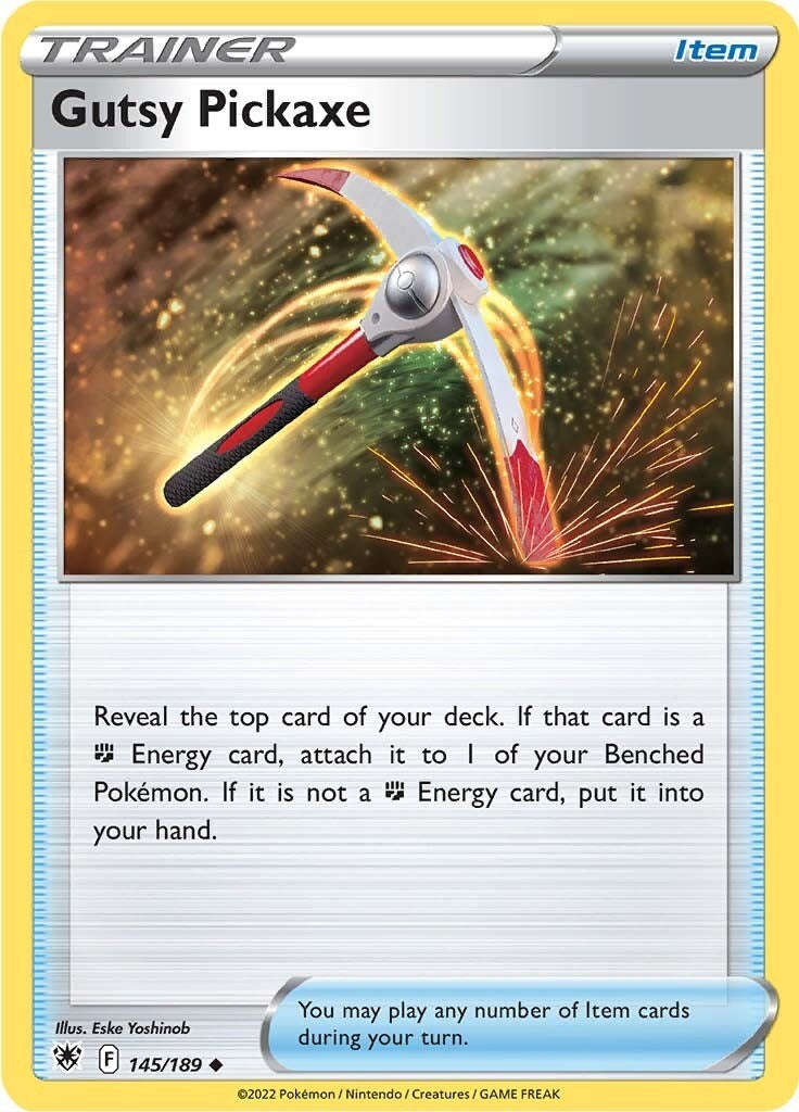 Image for Gutsy Pickaxe (145/189) (SWSH10: Astral Radiance) (SWSH10) - Pokemon