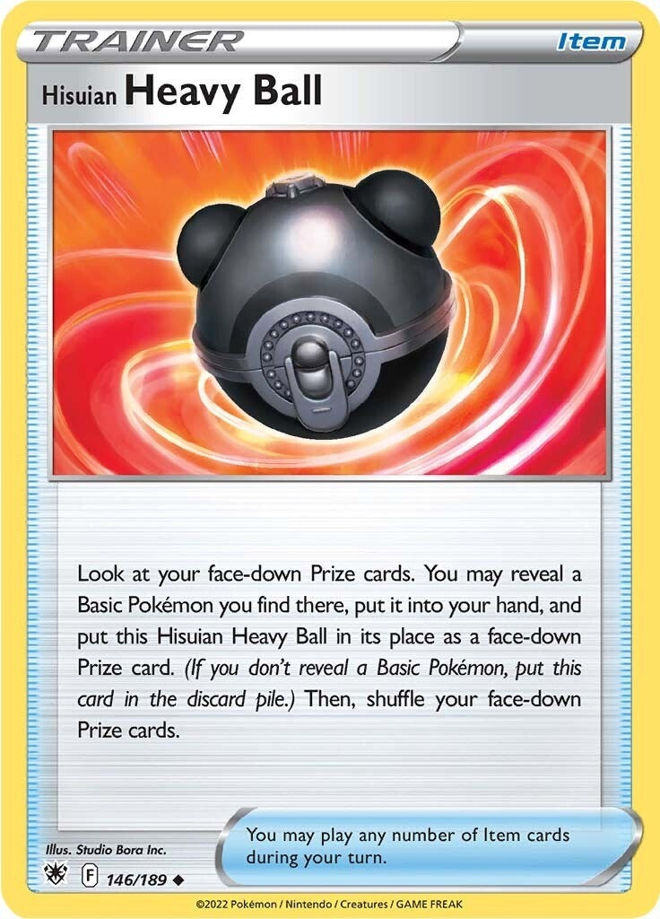 Image for Hisuian Heavy Ball (146/189) (SWSH10: Astral Radiance) (SWSH10) - Pokemon