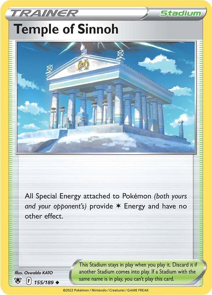 Image for Temple of Sinnoh (155/189) (SWSH10: Astral Radiance) (SWSH10) - Pokemon