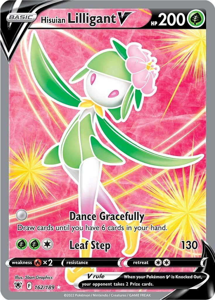 Image for Hisuian Lilligant V (Full Art) (162/189) (SWSH10: Astral Radiance) (SWSH10) - Pokemon