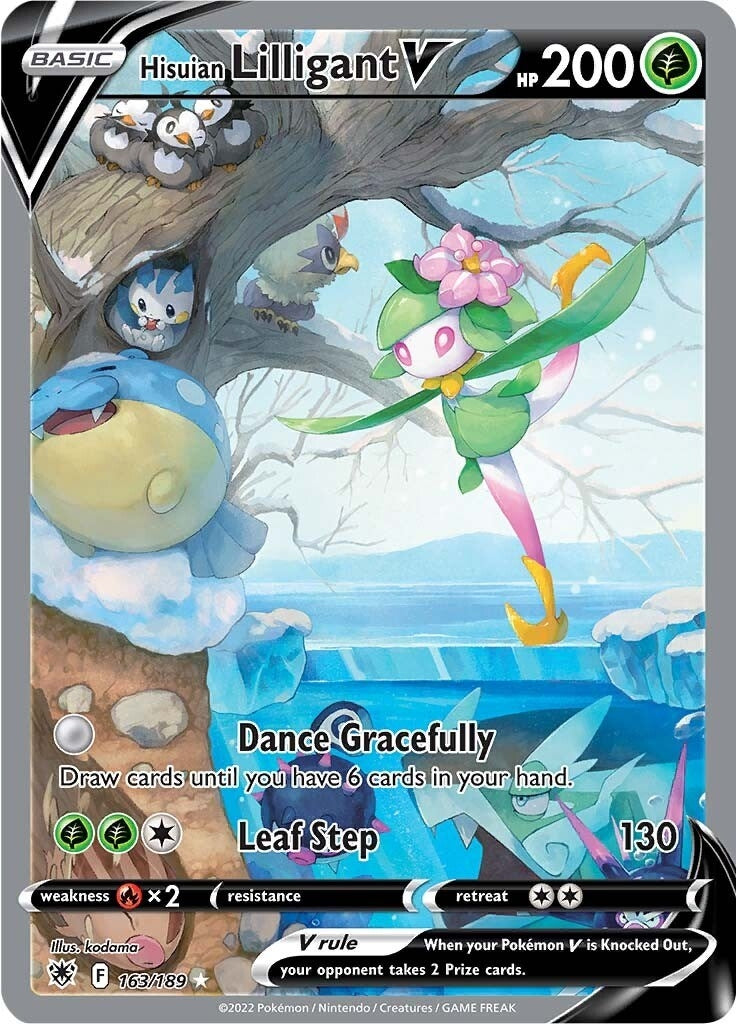 Image for Hisuian Lilligant V (Alternate Full Art) (163/189) (SWSH10: Astral Radiance) (SWSH10) - Pokemon