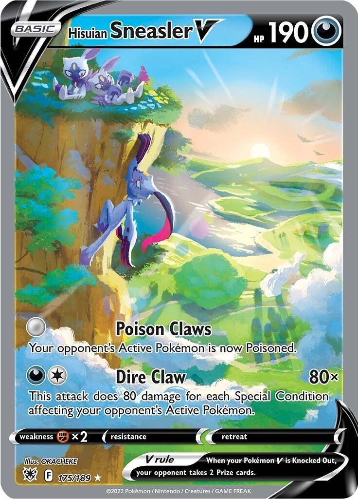 Image for Hisuian Sneasler V (Alternate Full Art) (175/189) (SWSH10: Astral Radiance) (SWSH10) - Pokemon