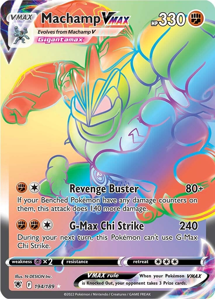 Image for Machamp VMAX (Secret) (194/189) (SWSH10: Astral Radiance) (SWSH10) - Pokemon