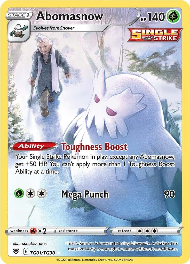 Image for Abomasnow (TG01/TG30) (SWSH10: Astral Radiance Trainer Gallery) (SWSH10:TG) - Pokemon
