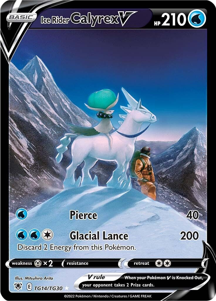 Image for Ice Rider Calyrex V (TG14/TG30) (SWSH10: Astral Radiance Trainer Gallery) (SWSH10:TG) - Pokemon