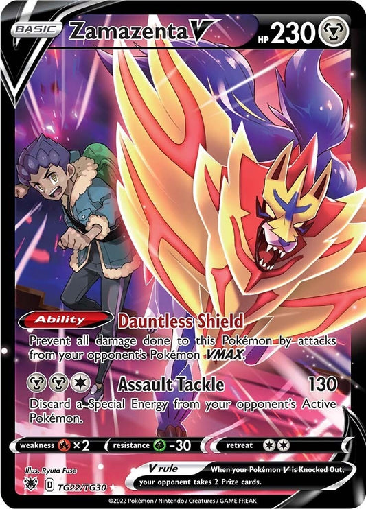 Image for Zamazenta V (TG22/TG30) (SWSH10: Astral Radiance Trainer Gallery) (SWSH10:TG) - Pokemon