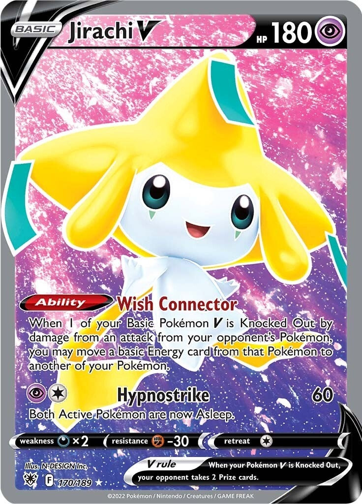 Image for Jirachi V (Full Art) (170/189) (SWSH10: Astral Radiance) (SWSH10) - Pokemon