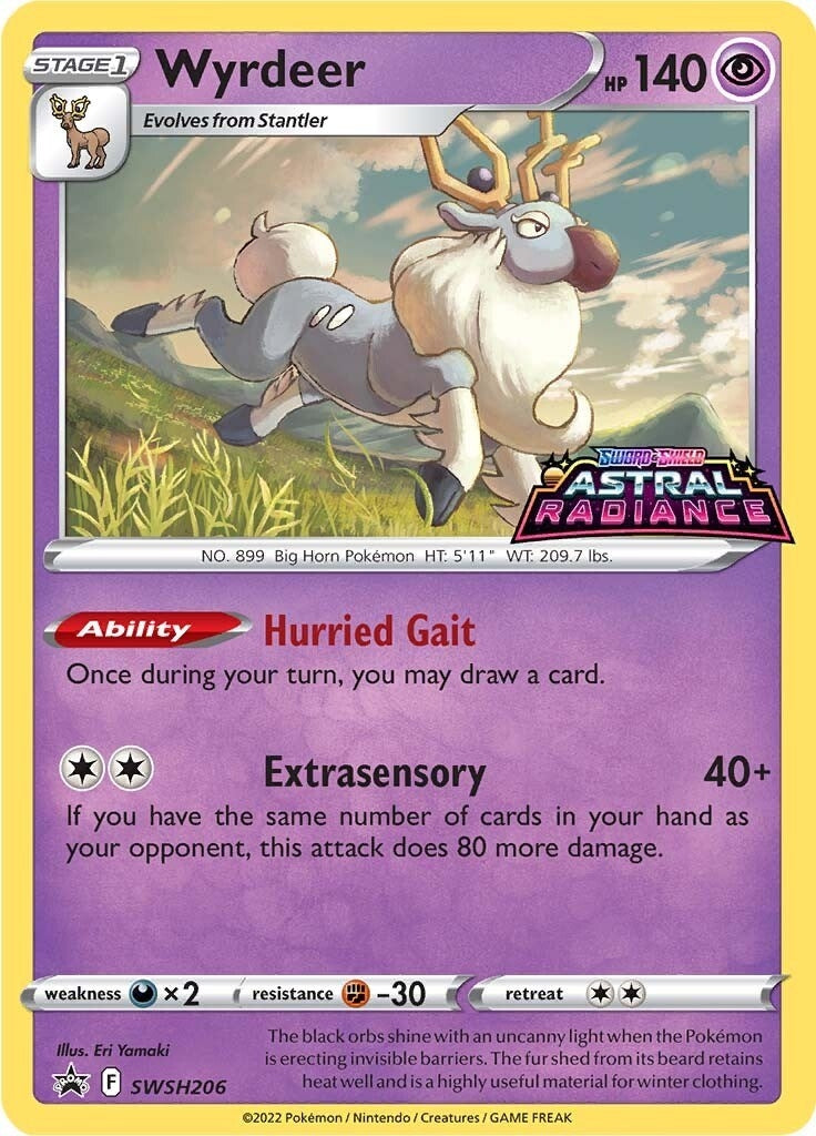 Image for Wyrdeer - SWSH206 (SWSH206) (SWSH: Sword & Shield Promo Cards) (SWSD) - Pokemon