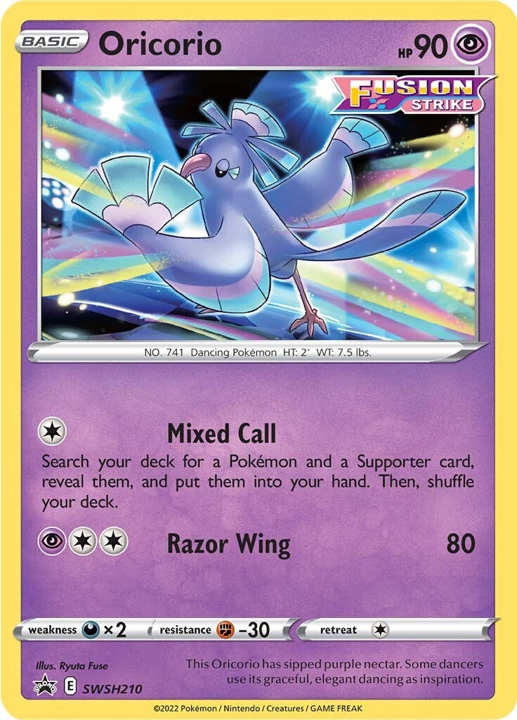 Image for Oricorio - SWSH210 (SWSH210) (SWSH: Sword & Shield Promo Cards) (SWSD) - Pokemon