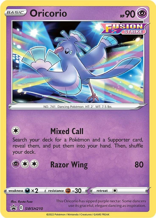 Image for Oricorio - SWSH210 (SWSH210) (SWSH: Sword & Shield Promo Cards) (SWSD) - Pokemon