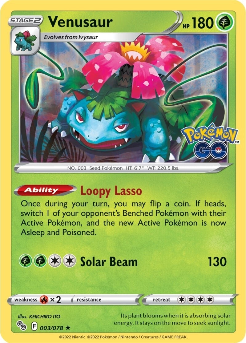 Image for Venusaur (003/078) (Pokemon GO) (PGO) - Pokemon