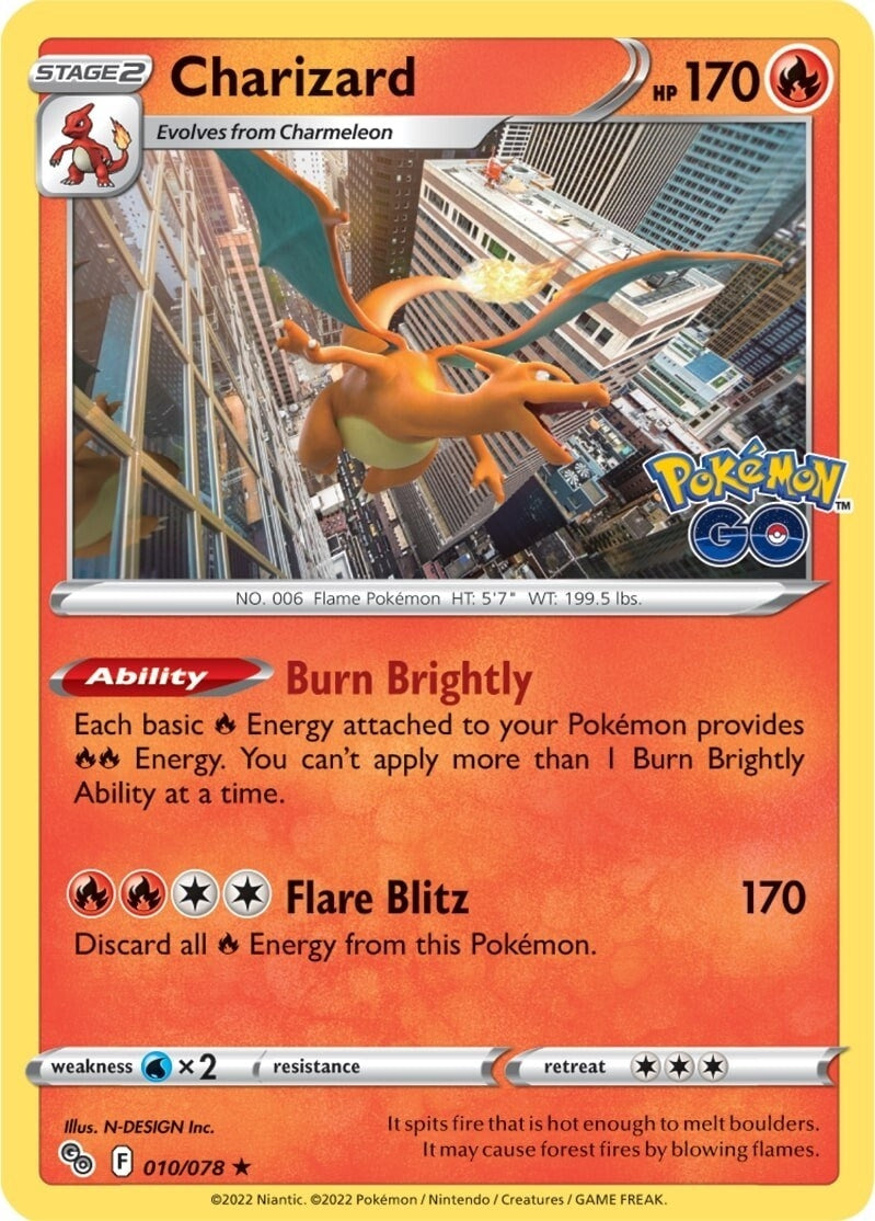 Image for Charizard (010/078) (Pokemon GO) (PGO) - Pokemon