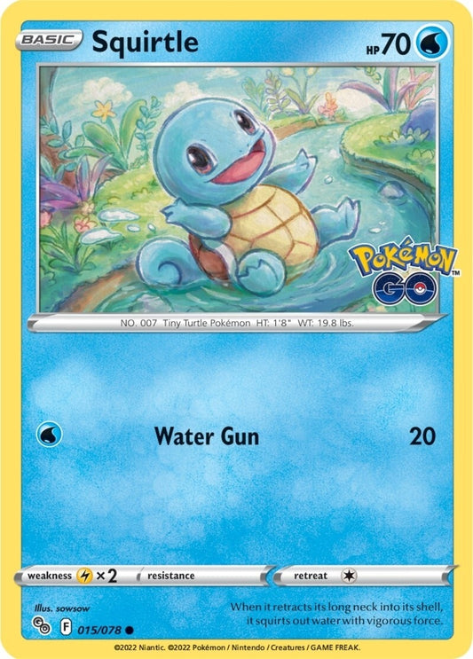 Image for Squirtle (015/078) (Pokemon GO) (PGO) - Pokemon