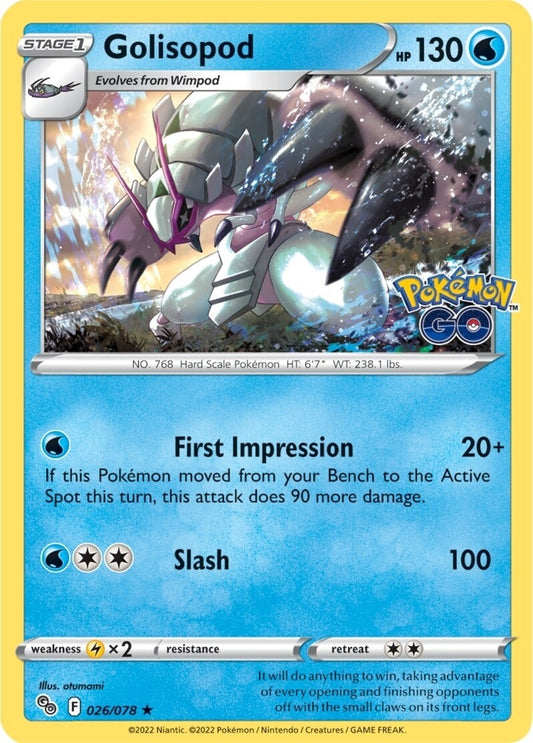 Image for Golisopod (026/078) (Pokemon GO) (PGO) - Pokemon