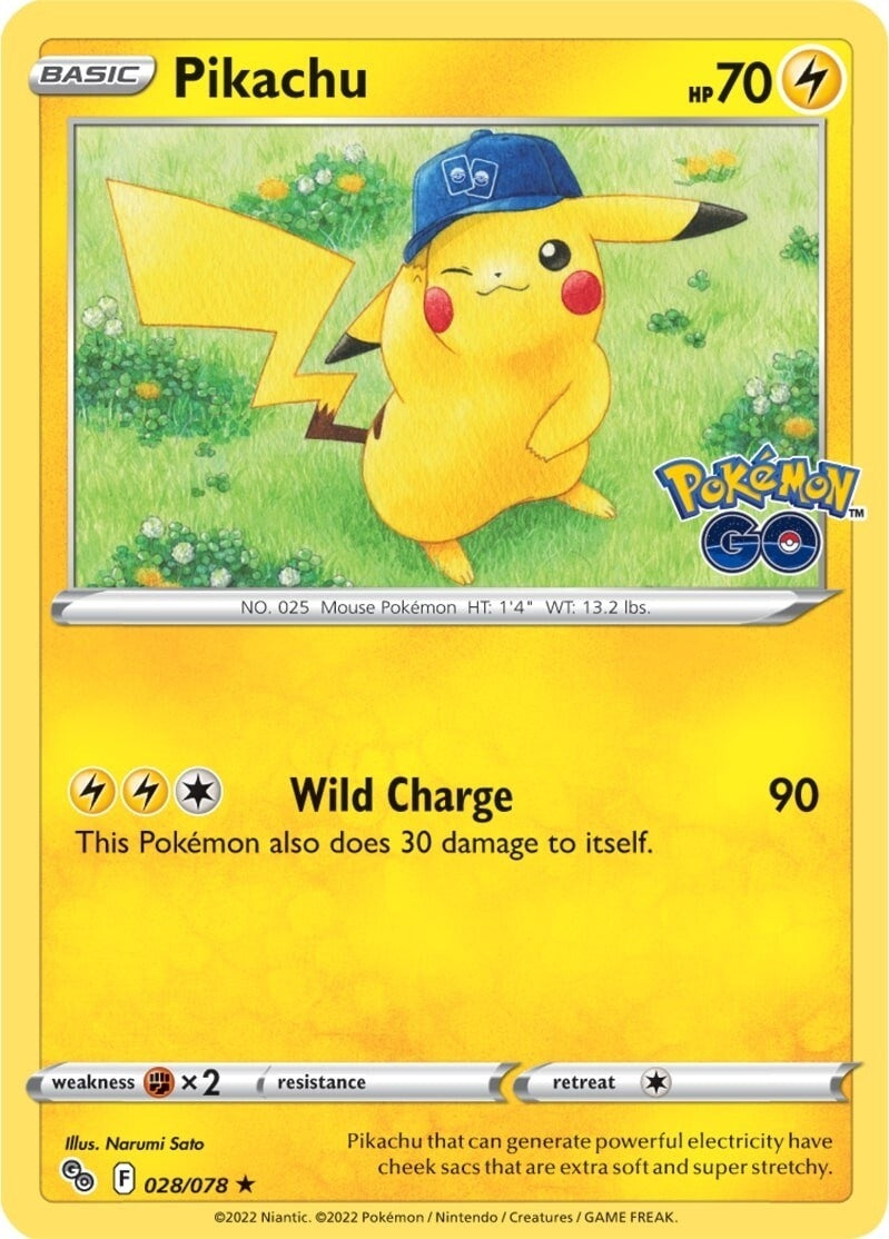 Image for Pikachu (28) (028/078) (Pokemon GO) (PGO) - Pokemon