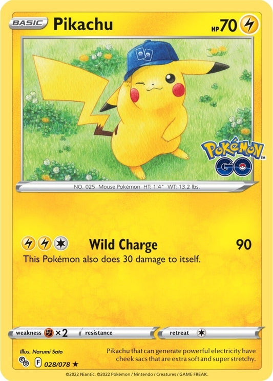 Image for Pikachu (28) (028/078) (Pokemon GO) (PGO) - Pokemon
