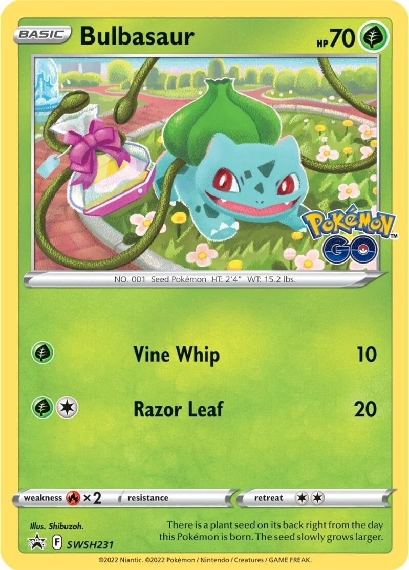 Image for Bulbasaur - SWSH231 (SWSH231) (SWSH: Sword & Shield Promo Cards) (SWSD) - Pokemon
