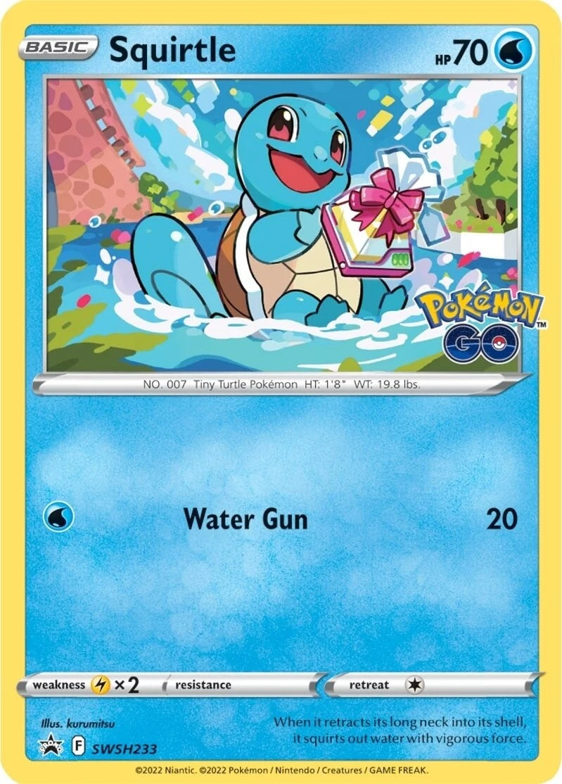 Image for Squirtle - SWSH233 (SWSH233) (SWSH: Sword & Shield Promo Cards) (SWSD) - Pokemon
