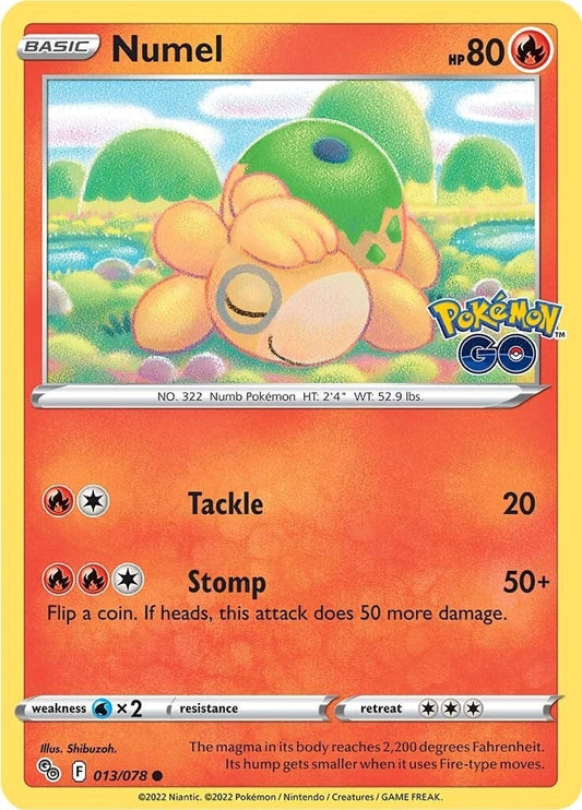 Image for Numel (013/078) (Pokemon GO) (PGO) - Pokemon