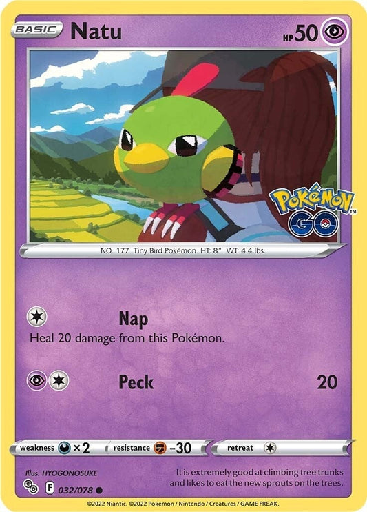 Image for Natu (032/078) (Pokemon GO) (PGO) - Pokemon