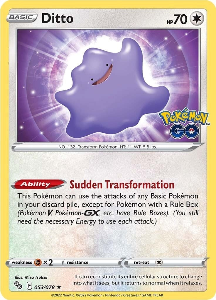 Image for Ditto (053/078) (Pokemon GO) (PGO) - Pokemon