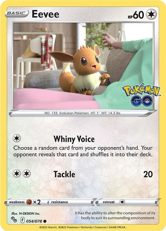 Image for Eevee (054/078) (Pokemon GO) (PGO) - Pokemon
