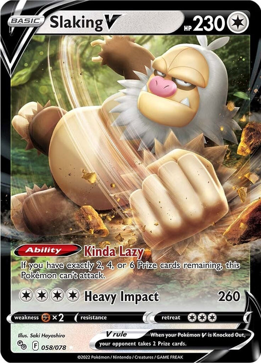 Image for Slaking V (058/078) (Pokemon GO) (PGO) - Pokemon