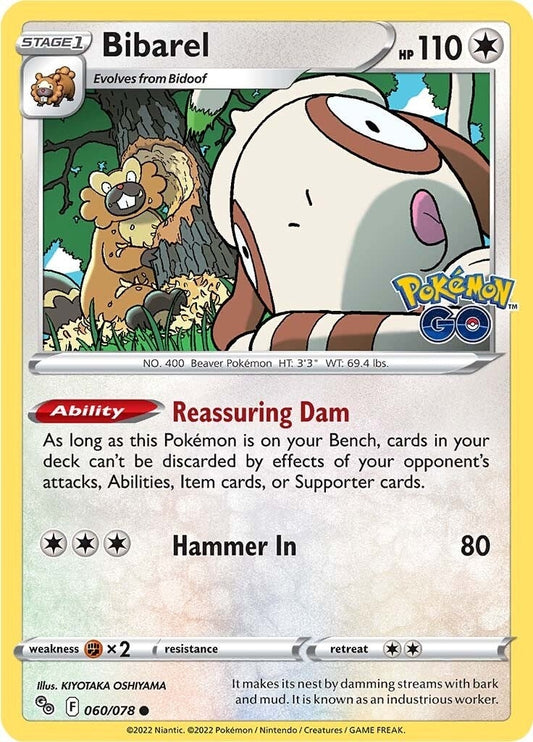 Image for Bibarel (060/078) (Pokemon GO) (PGO) - Pokemon