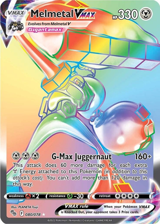 Image for Melmetal VMAX (Secret) (080/078) (Pokemon GO) (PGO) - Pokemon