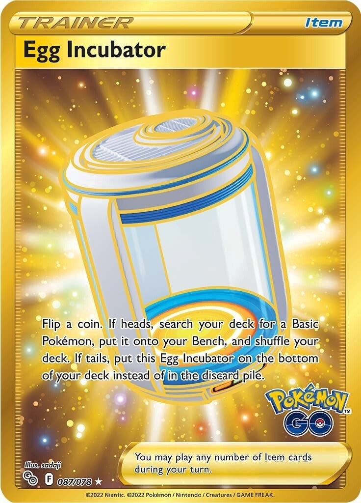 Image for Egg Incubator (Secret) (087/078) (Pokemon GO) (PGO) - Pokemon
