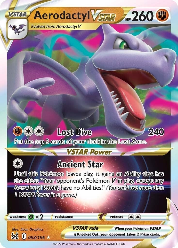 Image for Aerodactyl VSTAR (093/196) (SWSH11: Lost Origin) (SWSH11) - Pokemon