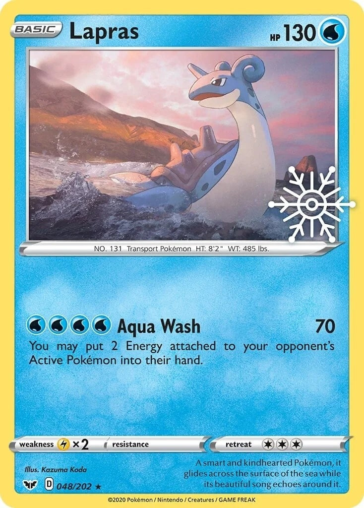 Lapras - 048/202 (Holiday Calendar) (048/202) (Miscellaneous Cards & Products)