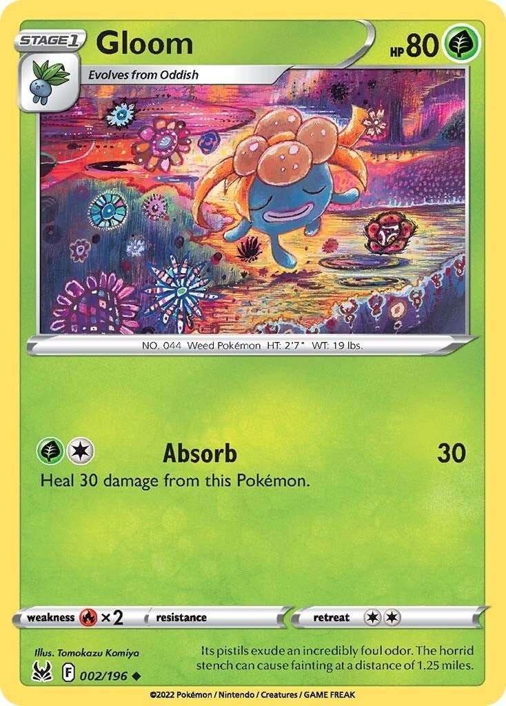 Image for Gloom (002/196) (SWSH11: Lost Origin) (SWSH11) - Pokemon