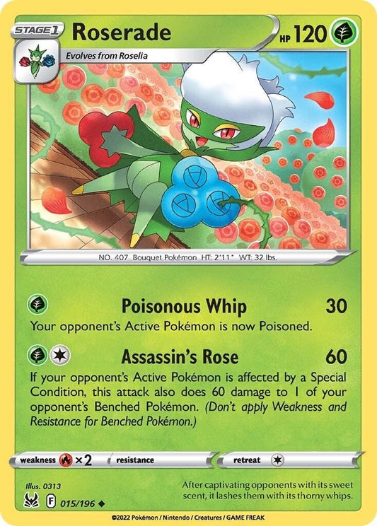 Image for Roserade (015/196) (SWSH11: Lost Origin) (SWSH11) - Pokemon