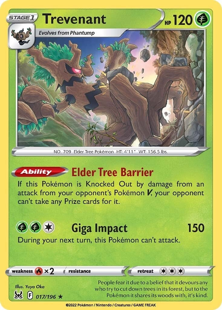 Image for Trevenant (017/196) (SWSH11: Lost Origin) (SWSH11) - Pokemon