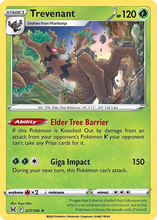 Image for Trevenant (017/196) (SWSH11: Lost Origin) (SWSH11) - Pokemon