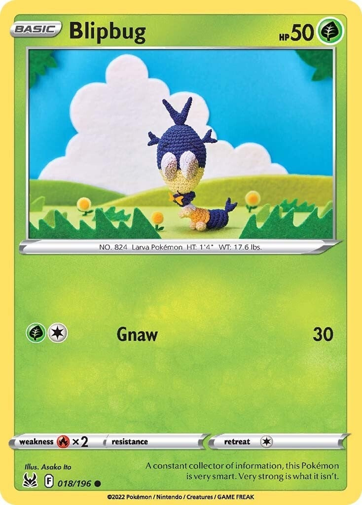Image for Blipbug (018/196) (SWSH11: Lost Origin) (SWSH11) - Pokemon