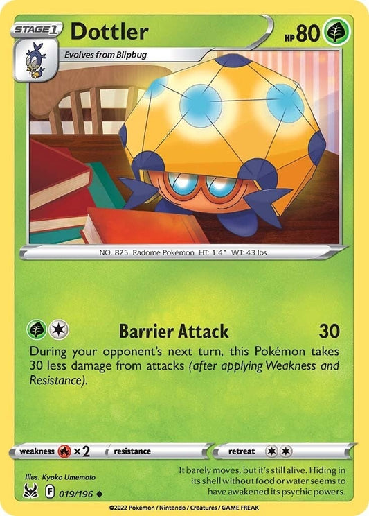 Image for Dottler (019/196) (SWSH11: Lost Origin) (SWSH11) - Pokemon