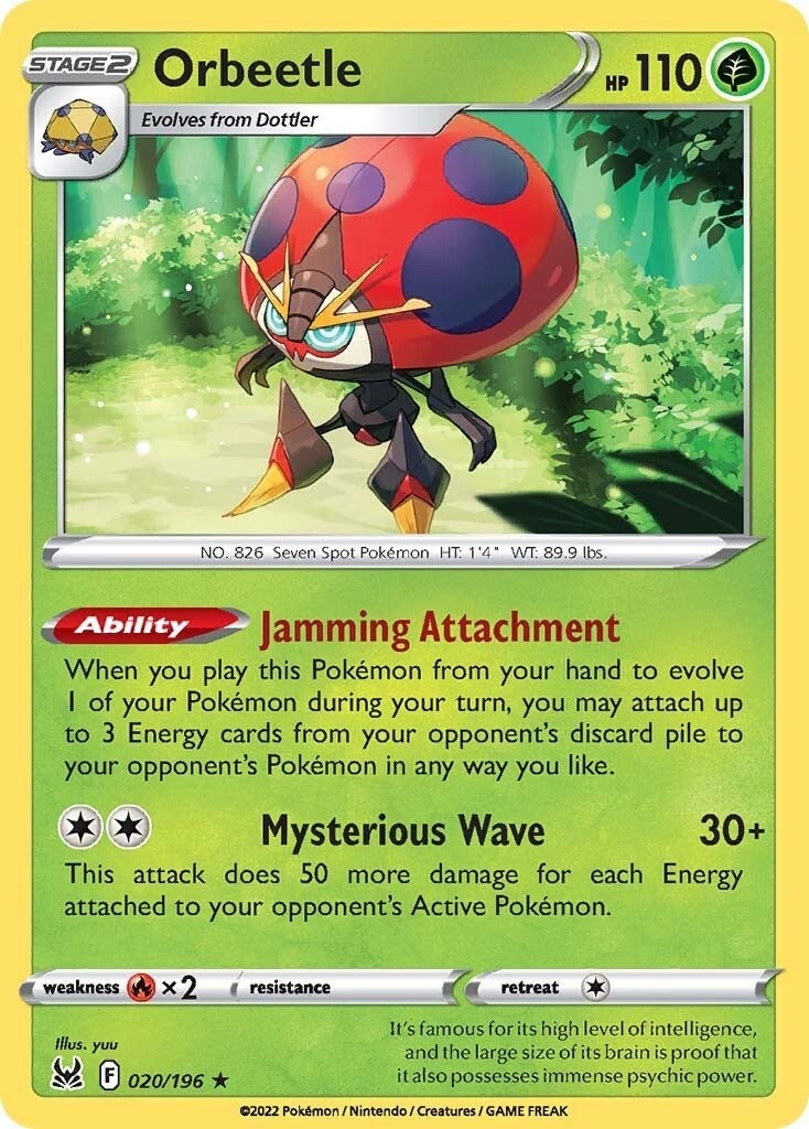 Image for Orbeetle (020/196) (SWSH11: Lost Origin) (SWSH11) - Pokemon