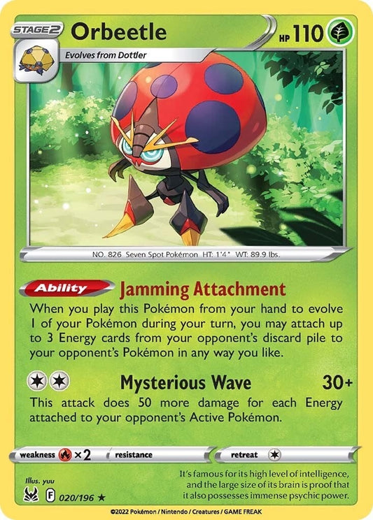 Image for Orbeetle (020/196) (SWSH11: Lost Origin) (SWSH11) - Pokemon