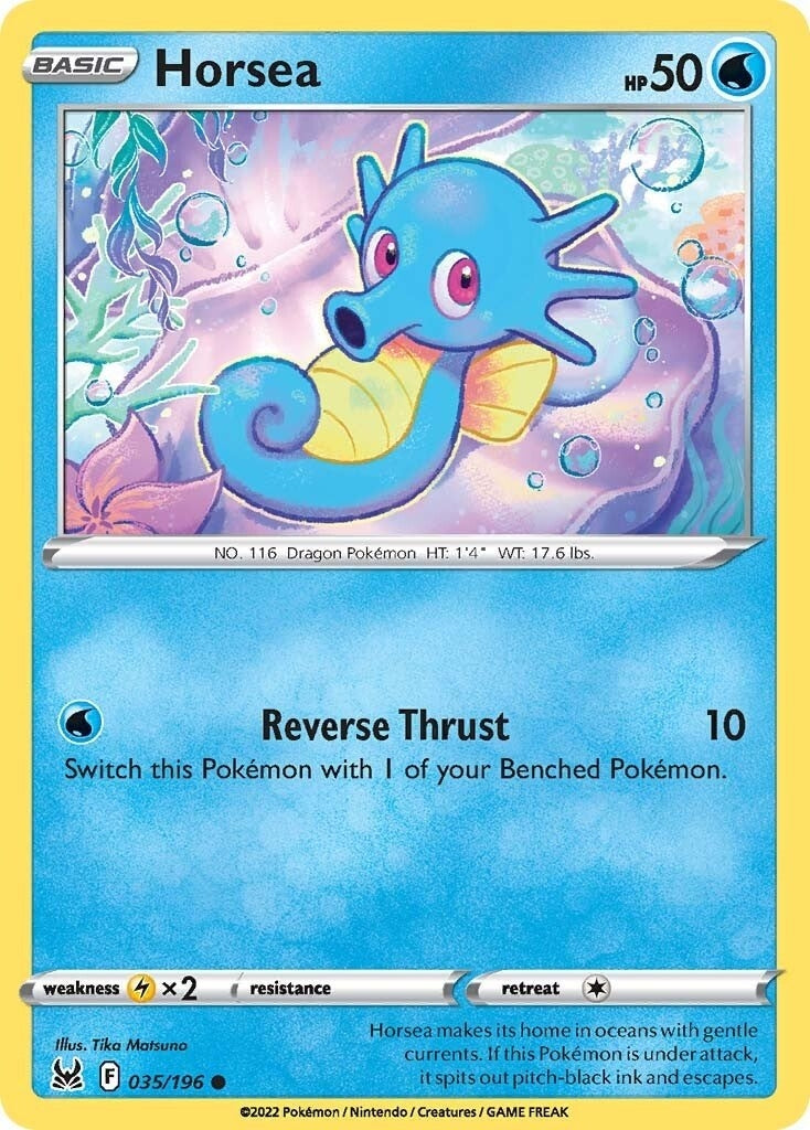 Image for Horsea (035/196) (SWSH11: Lost Origin) (SWSH11) - Pokemon