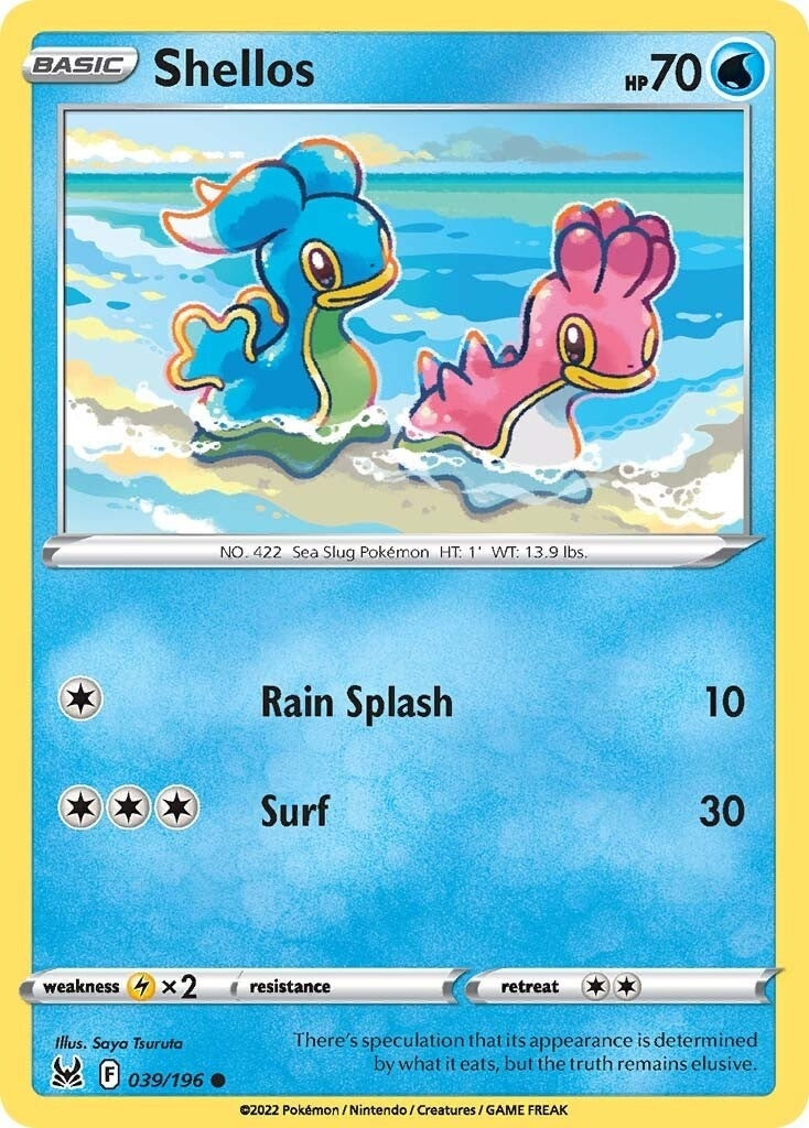 Image for Shellos (039/196) (SWSH11: Lost Origin) (SWSH11) - Pokemon