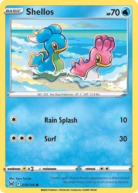 Image for Shellos (039/196) (SWSH11: Lost Origin) (SWSH11) - Pokemon