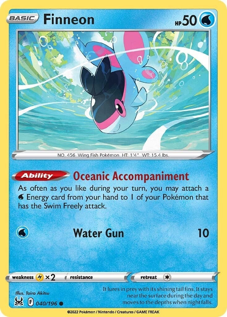 Image for Finneon (040/196) (SWSH11: Lost Origin) (SWSH11) - Pokemon