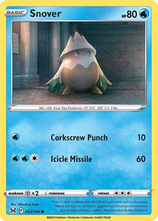 Image for Snover (042/196) (SWSH11: Lost Origin) (SWSH11) - Pokemon