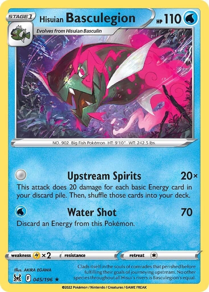 Image for Hisuian Basculegion (045/196) (SWSH11: Lost Origin) (SWSH11) - Pokemon