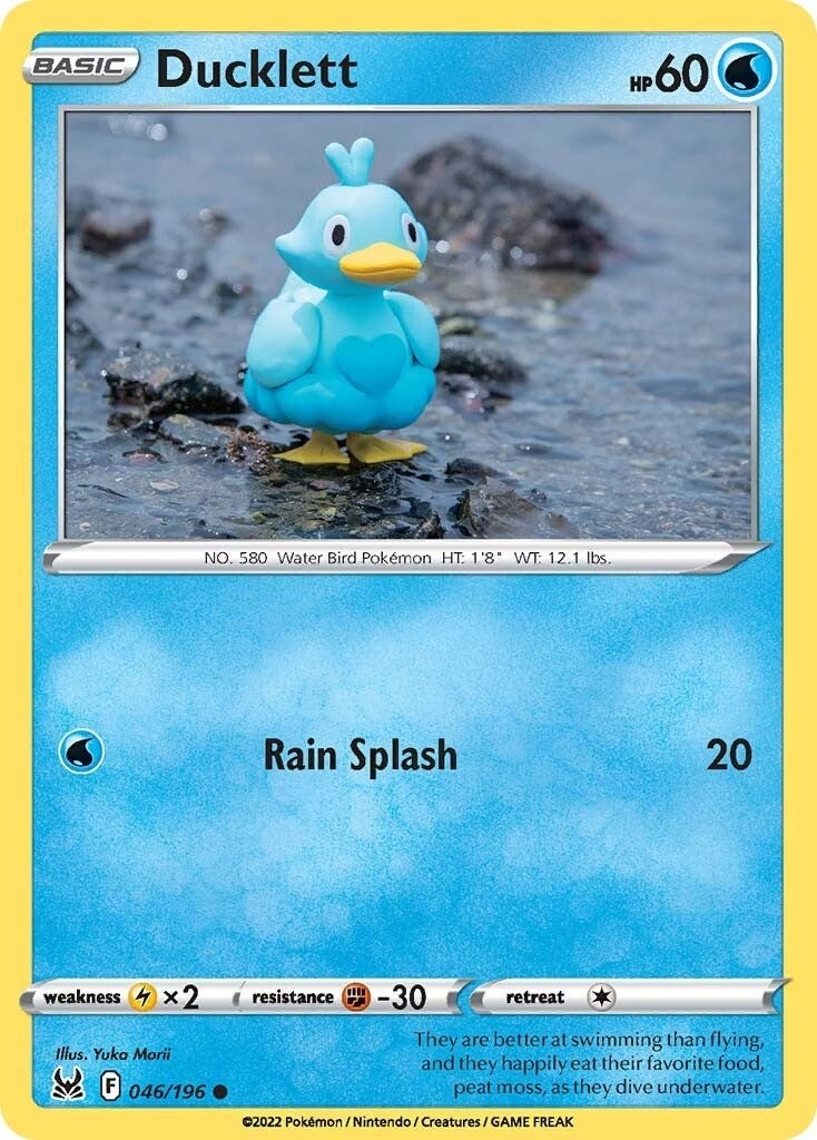 Image for Ducklett (046/196) (SWSH11: Lost Origin) (SWSH11) - Pokemon