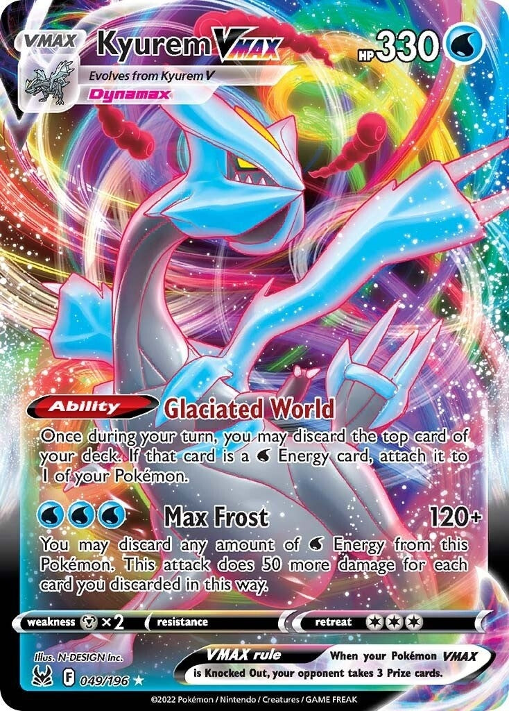 Image for Kyurem VMAX (049/196) (SWSH11: Lost Origin) (SWSH11) - Pokemon