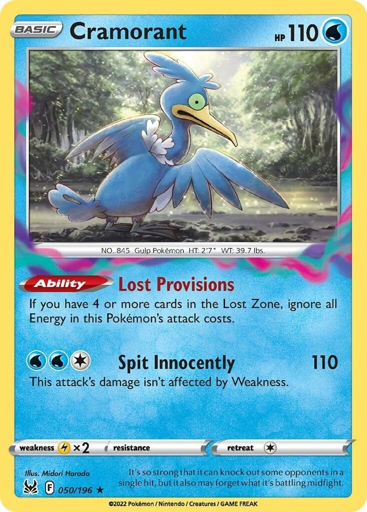 Image for Cramorant (050/196) (SWSH11: Lost Origin) (SWSH11) - Pokemon